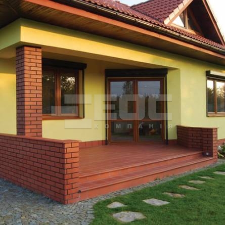 Клінкерна сходинка венеціанська гладка Ruby Red 330х245х14