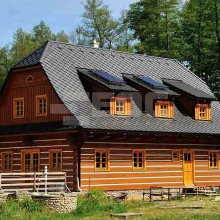 Керамическая черепица Braas Изумруд антрацитовая ангобированная