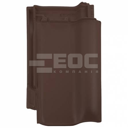 Керамічна черепиця Braas Рубін 13V коричнева ангобована