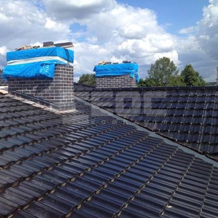 Керамическая черепица Braas Топаз 11V иссиня черная глазурованная