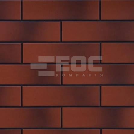 Клінкерна фасадна плитка Cerrad Rot Cieniowany гладка 245х65х7