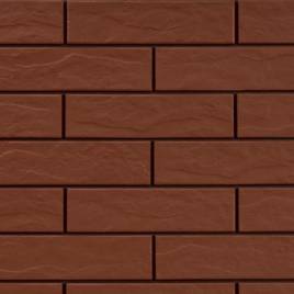 Клинкерная фасадная плитка Cerrad Burgund рустикальная 245х65х7
