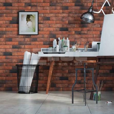 Клинкерная фасадная плитка Cerrad Loft brick Chili 245х65х8