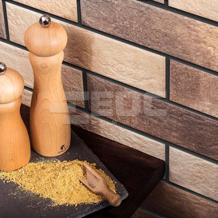 Клінкерна фасадна плитка Cerrad Loft brick Masala 245х65х8