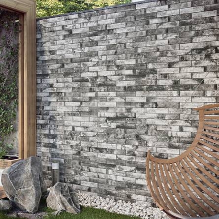Клінкерна фасадна плитка Stone Piatto Antracyt 300х74х9