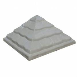 Бетонная шляпа 450x450 Пирамида Серая