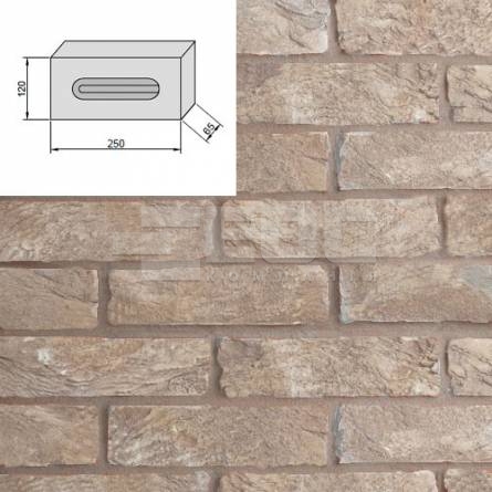 Екатеринославский кирпич ручной формовки Крем NF 250x120x65 