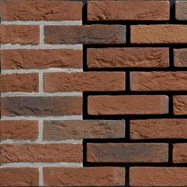 Кирпич ручной формовки Engels Oranje Blauw Bont DF 215x101x65