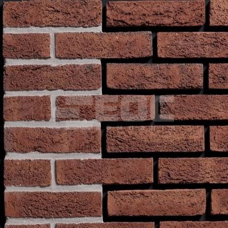 Кирпич ручной формовки Engels Rood Bezaagseld Gereduceerd DF 215x101x65