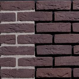 Фасадна плитка ручного формування Aubergine DF 215x20x65