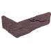 Угловая плитка ручной формовки Aubergine HG DF 215/100х65х20
