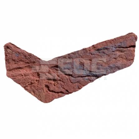 Кутова плитка ручного формування Blauw Paars Antiek WF 210/100х50х20