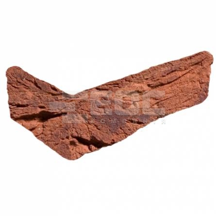 Кутова плитка ручного формування Limburgs Oranje Bont WF 210/100х50х20