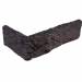Угловая плитка ручной формовки Obsidiaan WF 210/100х50х20
