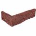Угловая плитка ручной формовки Rood Bezaagseld DF 215/100х65х20 