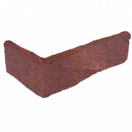 Кутова плитка ручного формування Royal Rosso DF 215/100х65х20