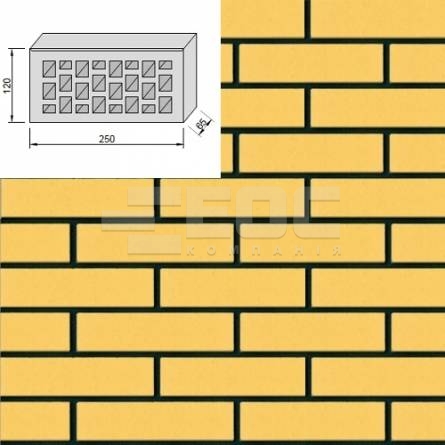 Клинкерный кирпич Евротон Корсика 250х120х65