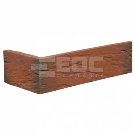 Кутова клінкерна фасадна плитка R343 LDF14 290/93х52х14
