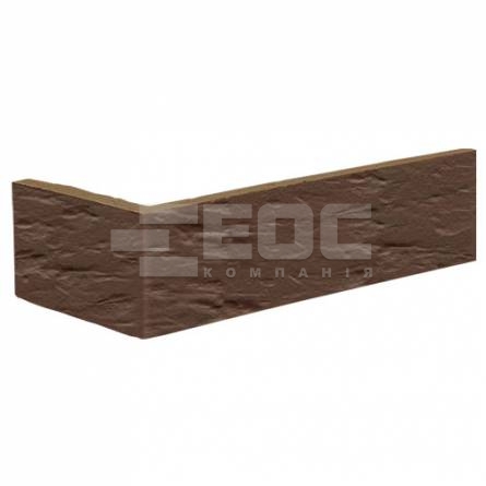 Кутова клінкерна фасадна плитка R540 LDF14 290/93х52х14