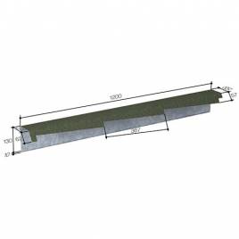 Кожух ветровой доски левый 368 Greenstone