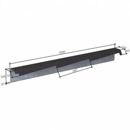Кожух ветровой доски правый 400 Dark Silver