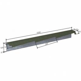 Кожух вітрової дошки правий 400 Greenstone