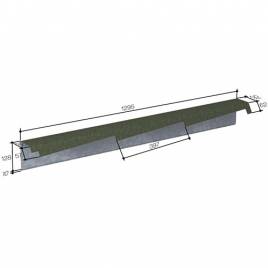 Кожух ветровой доски правый 400 Greenstone