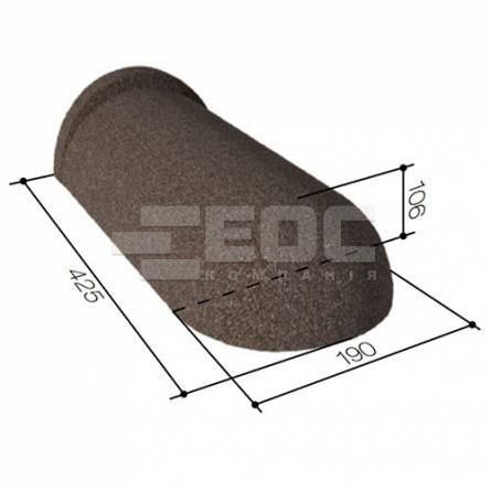 Круглый конек конечный 190 Chestnut