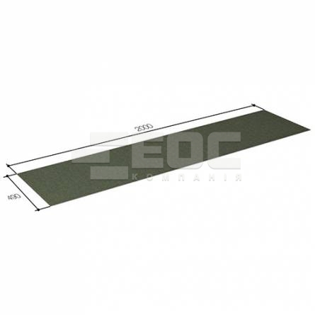 Плоский лист с посыпкой 450 Greenstone
