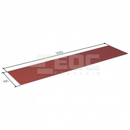 Плоский лист с посыпкой 450 Spanish red