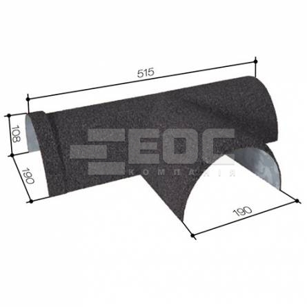 Т-образный тройник 190 Dark Silver