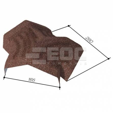 Тройник для треугольного конька 15-45 Cedar