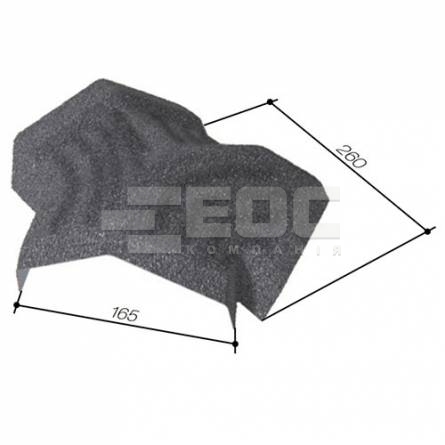 Тройник для треугольного конька 15-45 Charcoal