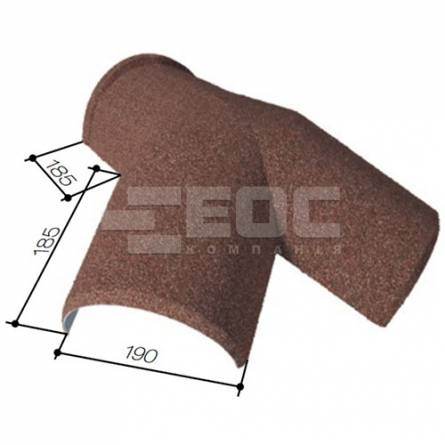 Тройник коньковый 190 30-45 Cedar