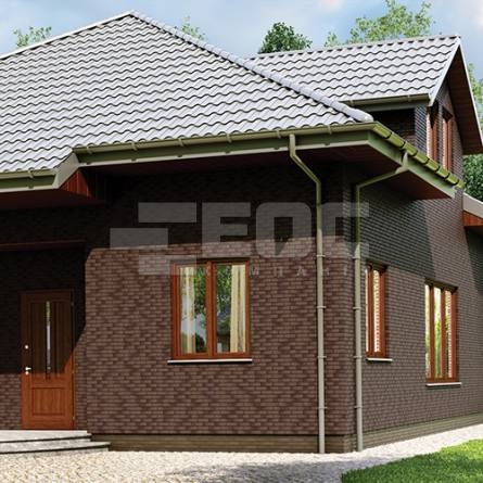 Клинкерная фасадная плитка King Klinker 15 Mahogany Dream 250x65x10
