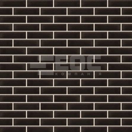 Клинкерная фасадная плитка 17 Onyx Black 250x65x10