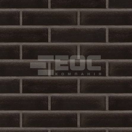 Клинкерная фасадная плитка 17 Onyx Black 250x65x10