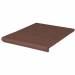Клінкерна сходинка венеціанська рифлена Natural Brown 330х245х14