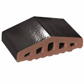 Профільна цегла для огорожі 17 Onyx Black 180/120х100х58