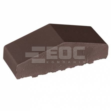 Профильный кирпич для ограждений полнотелый 03 Natural Brown 180/120х65х58