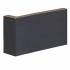 Угловая клинкерная плитка King Klinker 08 Polar Night 120/35х65х10