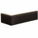 Кутова клінкерна плитка King Klinker 17 Onyx Black 120/250х65х10