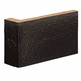 Угловая клинкерная плитка King Klinker 17 Onyx Black 120/35х65х10