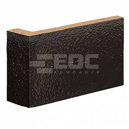 Угловая клинкерная плитка King Klinker 17 Onyx Black 120/35х65х10