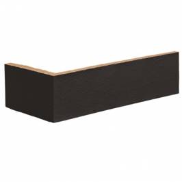 Кутова клінкерна плитка King Klinker 18 Volcanic Black 120/250х65х10