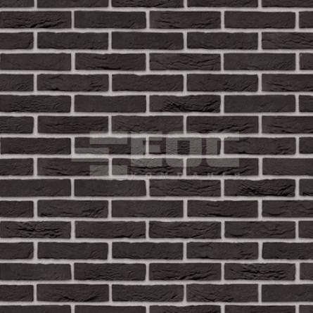 Кирпич ручной формовки Vandersanden 1 Zwart Mangaan WF-S 214x72x50