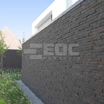 Кирпич ручной формовки Vandersanden 1 Zwart Mangaan WF-S 214x72x50
