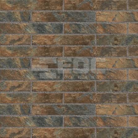 Клинкерная фасадная плитка Paradyz Ardis Rust структурная матовая 66х400х11