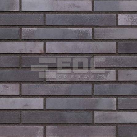 Клинкерная фасадная плитка King Klinker LF18 Obsidian shadow 490x52x14