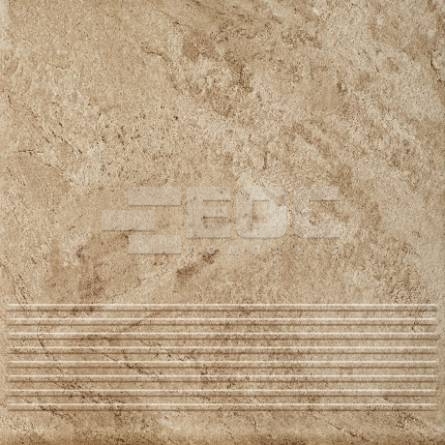 Клінкерна сходинка проста Paradyz Mattone Pietra Beige 300х300х8,5